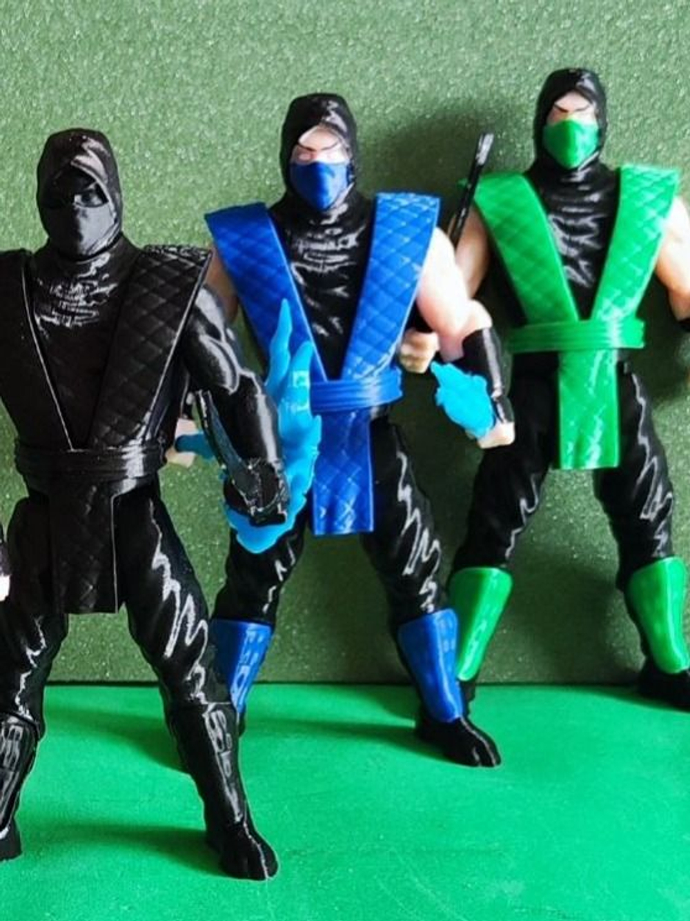 Подвижная фигурка "Сабзиро" Mortal Kombat, пластик, цвет синий