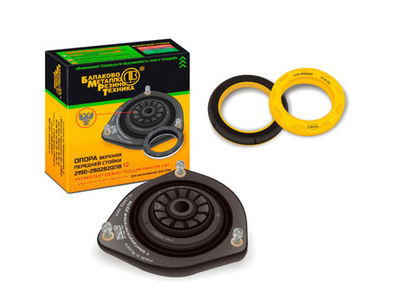 Опора верхняя передней стойки с электроусилителем руля в сборе (с подшипником БМРТ) для а/м: ВАЗ 2190. (в инд.уп.) 2190-2902820/12 (Код БМРТ 12922)