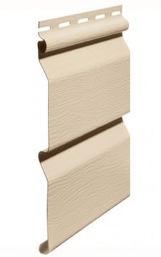 Сайдинг FineBer Стандарт Классик слоновая кость 3,66*0,205 0,75 кв.м