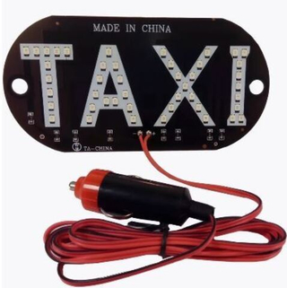 ТАКСИ светодиодная 12/24 Зеленая 4219 в пакете 158