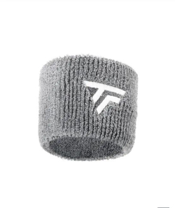 TECNIFIBRE WRISTBANDS SILVER 2023 2P (Напульсник узкий) х2