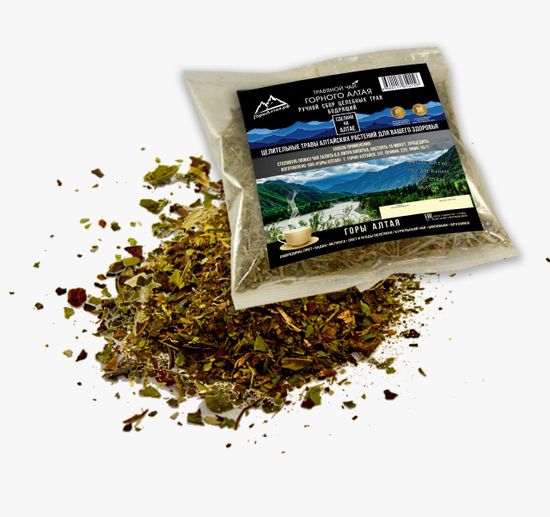 Altai Mountains tea (invigorating) - manual collection of medicinal herbs, 50 gr