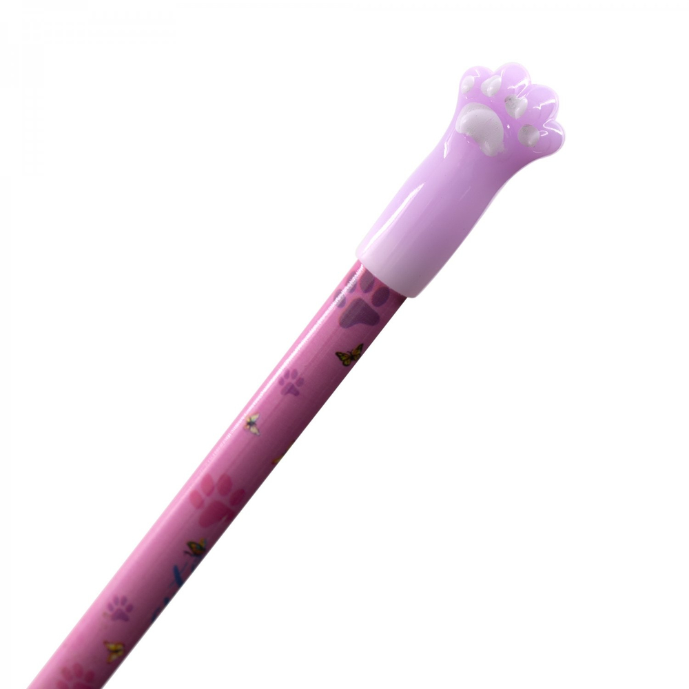 Набор шариковых ручек Alingar, "Лапки", 12 цветов, 0,7 мм, на масляной основе, цветной пластик. корпус, ПВХ чехол, европодвес