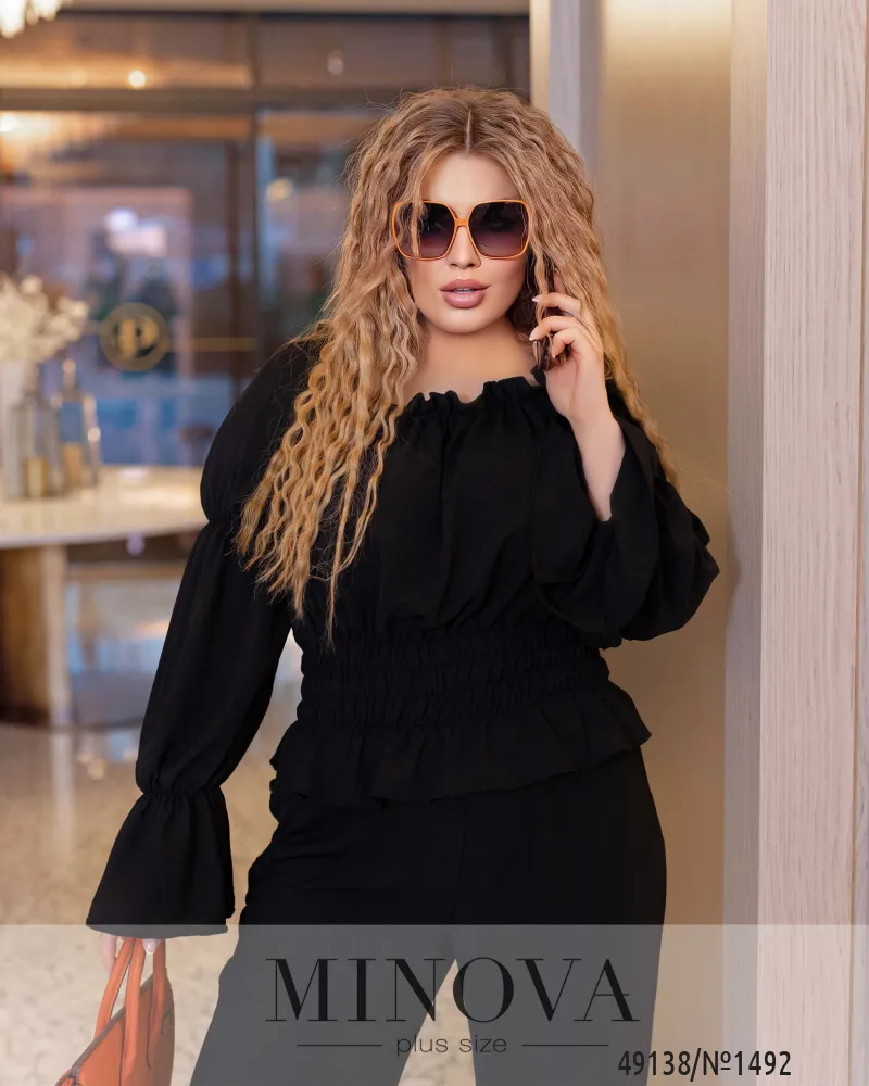 Костюм 1492-черный Minova