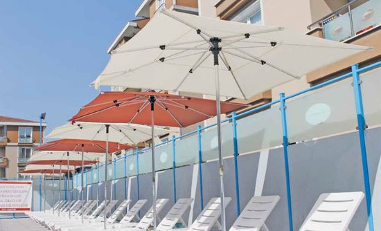 Зонт пляжный профессиональный 2х2 м Kiwi Clips