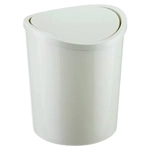 Контейнер для мусора настольный 1.6л белый ротанг