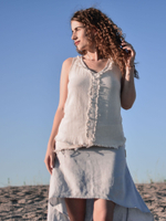 Юбка лен/шелк | Chintamani