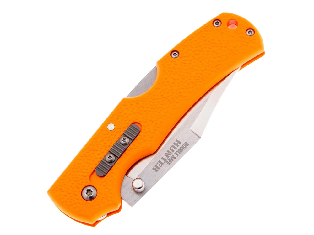 Нож складной Cold Steel Double Safe Hunter (Orange), сталь 8Cr13MoV, рукоять GFN, 112г