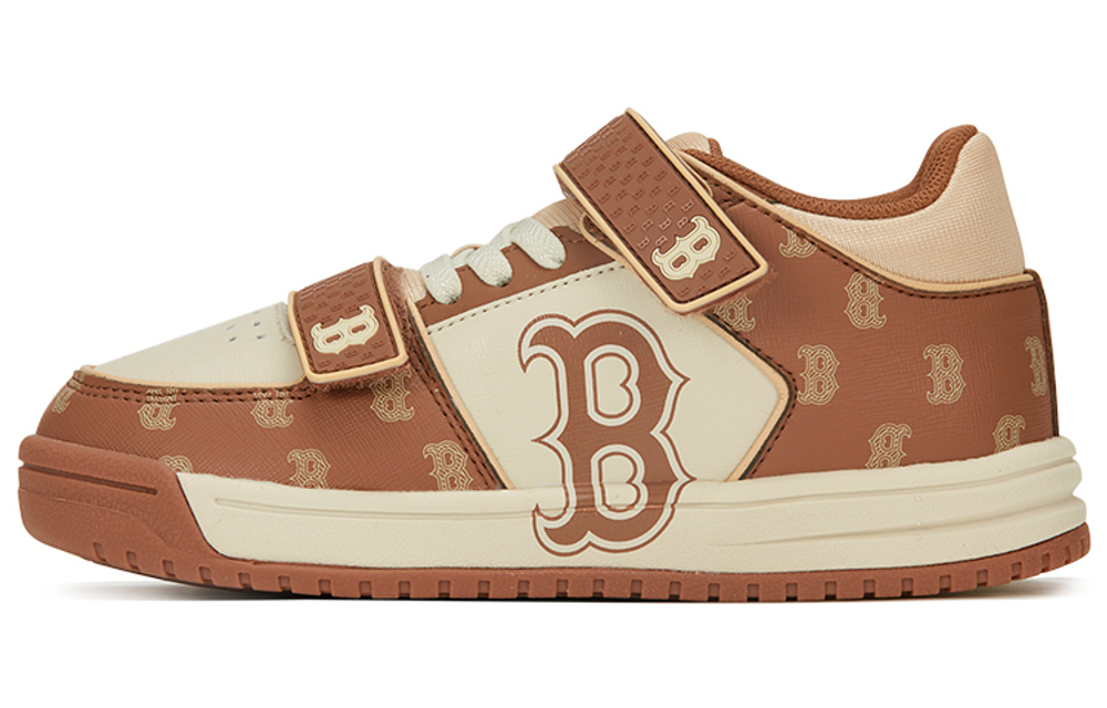 Children's MLB retro presbyopia trend wear-resistant children's casual shoes brown