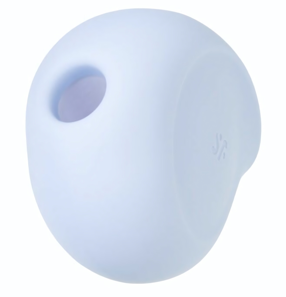 Голубой вакуум-волновой вибромассажёр Sugar Rush (Цвет: голубой)