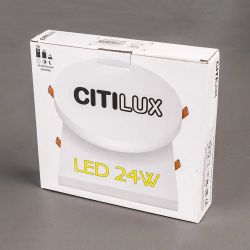 Citilux Вега CLD5224W LED Встраиваемый светильник с диммером Белый