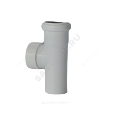 Ревизия PP-M круглая крышка, резьбовая бесшумная белая Дн 110 б/нап в/к RTP (РосТурПласт) 36637