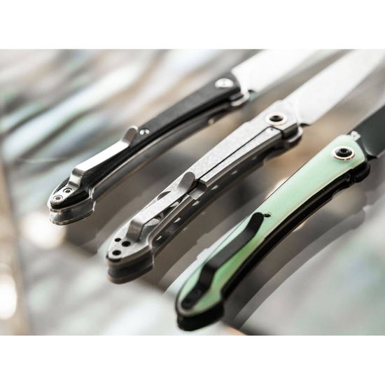 Складной нож Boker 01BO357 Urban Spillo Jade G10 c клинком из стали 440C, рукоять G10