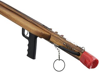 Ружье-арбалет подводное Riffe Blue water express #WX 67"(170 см), 4 кольцевые тяги, гарпун 72"(183 см), дерево тиковое