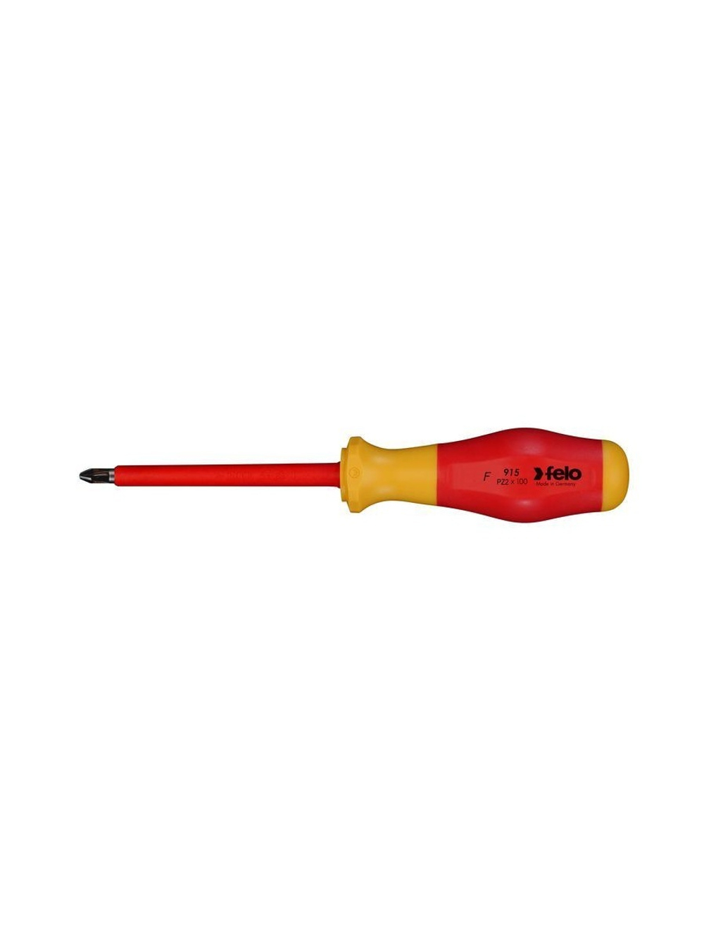 Отвертка диэлектрическая крестовая PZ2х100 Felo 91520390