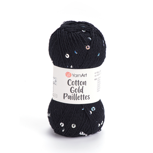 Пряжа YarnArt Cotton Gold Paillettes