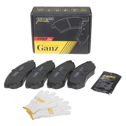Колодки передние PRO-Line Ceramic CHEVROLET AVEO 06/KALOS 02- GANZ GIJ09386C