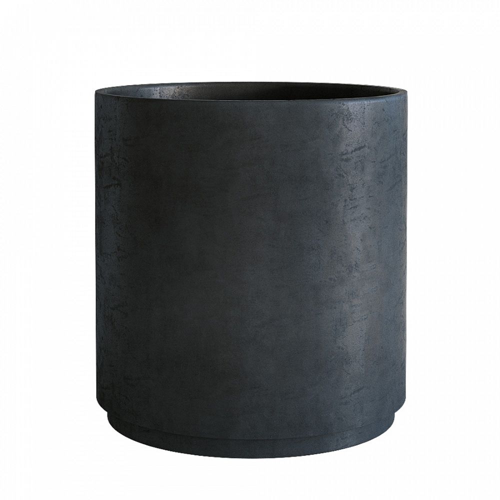 Кашпо CYLINDER XL CHARCOAL D80 H85