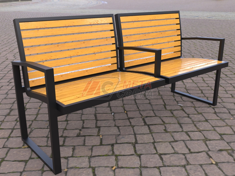 Скамейка Ньюпорт 2 места