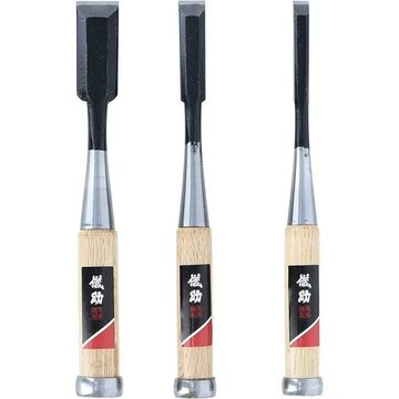 Комплект стамесок TAKAGI Gisuke (Гисукэ) 9, 15 и 24 мм 108073