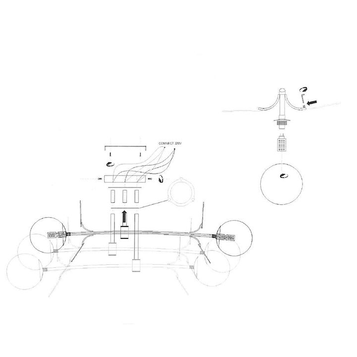 Потолочная люстра Imperium Loft Matisse 194950-23