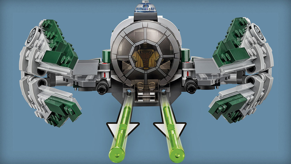 LEGO Star Wars: Звёздный истребитель Йоды 75168 — Yoda's Jedi Starfighter — Лего Звездные войны Стар Ворз