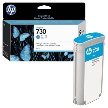 Картридж HP 730 (P2V62A) для DesignJet T1600/T2600/T1700 голубой (130 мл)