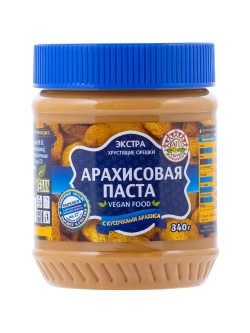Арахисовая паста с кусочками Арахиса Азбука продуктов 340 г