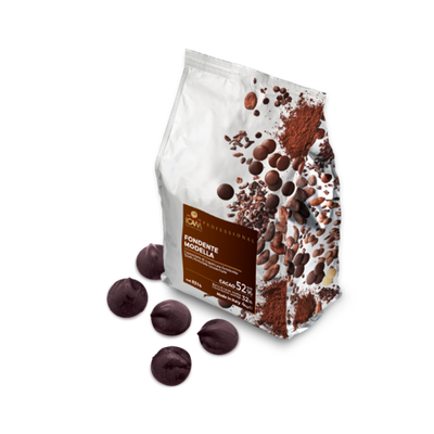 Тёмный шоколад Fondente Modella 52% ICAM, Италия, 0,5кг