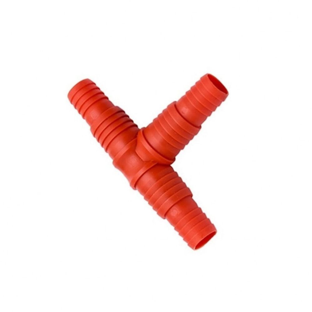 Штуцер тройник пластиковый 1/2"х5/8"