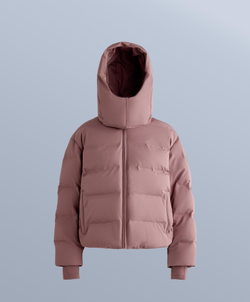 OYSHO Водонепроницаемая пуховая куртка Minardi Piume SKI, фиолетово-розовый