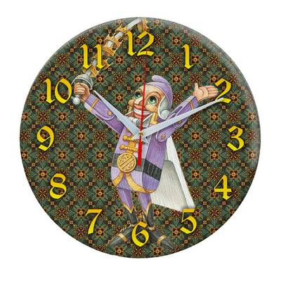 Щелкунчик настенные часы Декор для дома, подарок