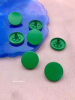 Шляпка под установочные кнопки зеленая