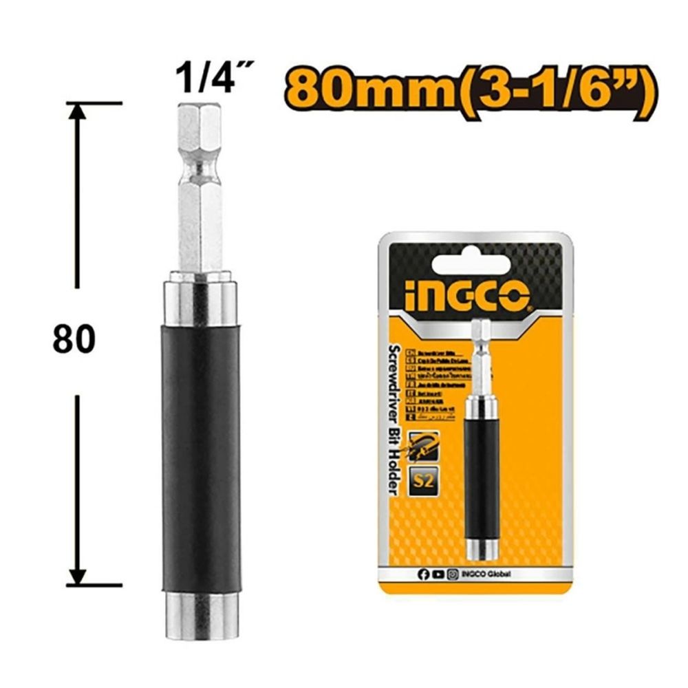 Держатель для бит 80 мм. INGCO ABH30801