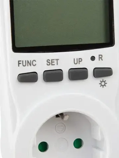 Ваттметр цифровой, измеритель мощности в розетку 3600 Вт 16А REXANT