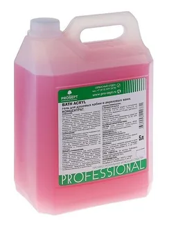 Средство для чистки акриловых поверхностей и душевых кабин Bath  Acryl . Концентрат, 5л