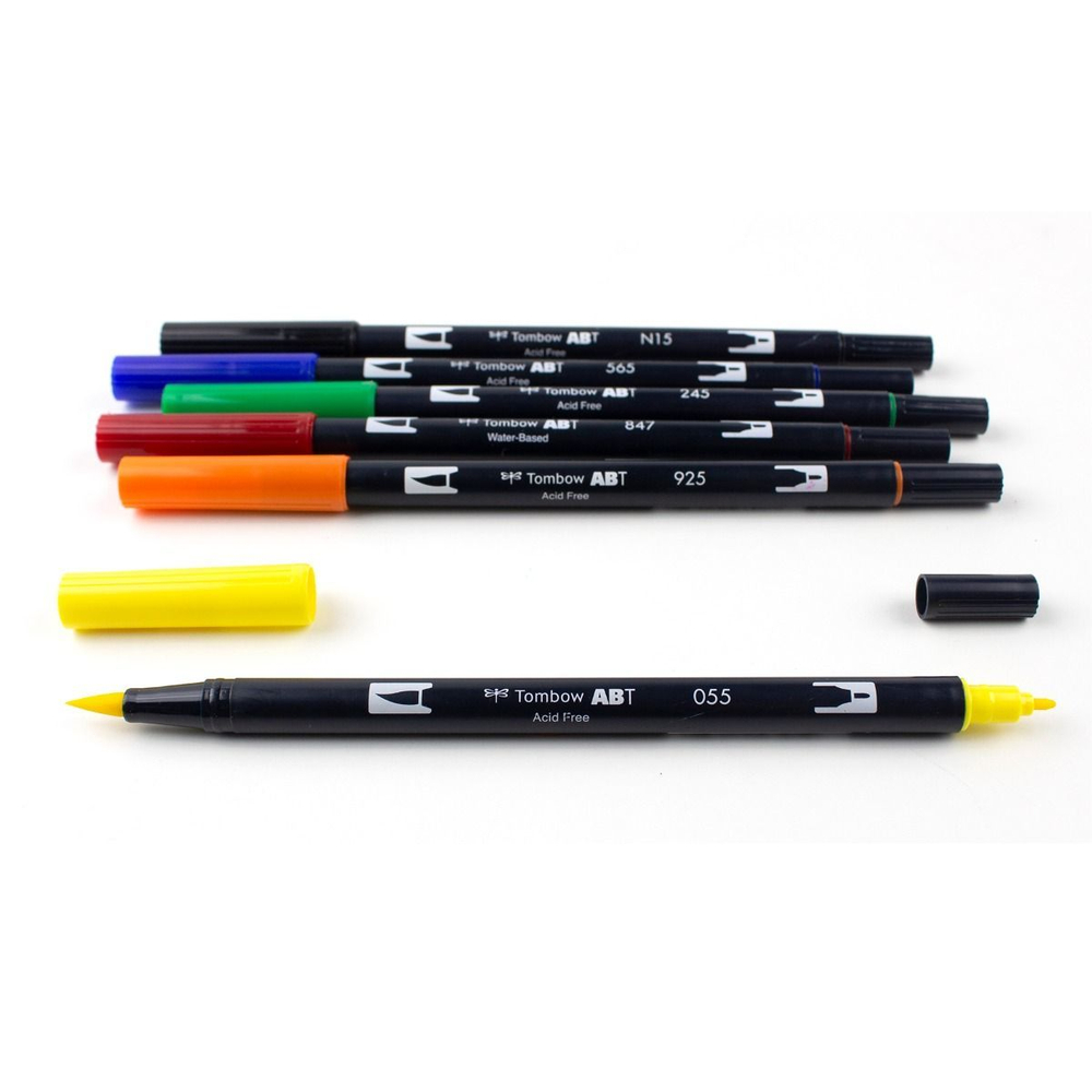 Набор Tombow AB-T Dual Brush 6 Primary