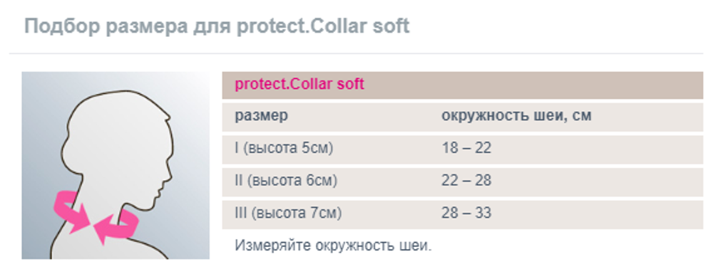 Шейный воротник детский protect.COLLAR soft