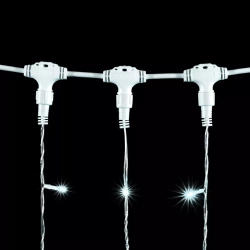 Светодиодный занавес 2*3 м., 600 белых LED ламп, прозрачный провод ПВХ, LTC (PCL602-10-2W)