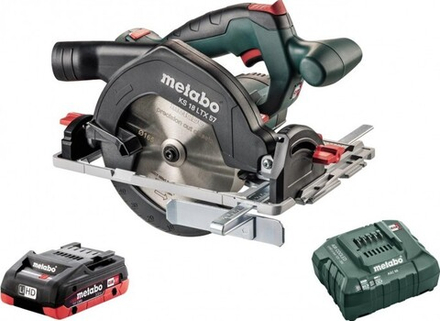 Пила циркулярная аккумуляторная METABO KS 18 LTX57 1х4.0 Ач Т0348 1х3,5 Ач, ЗУ