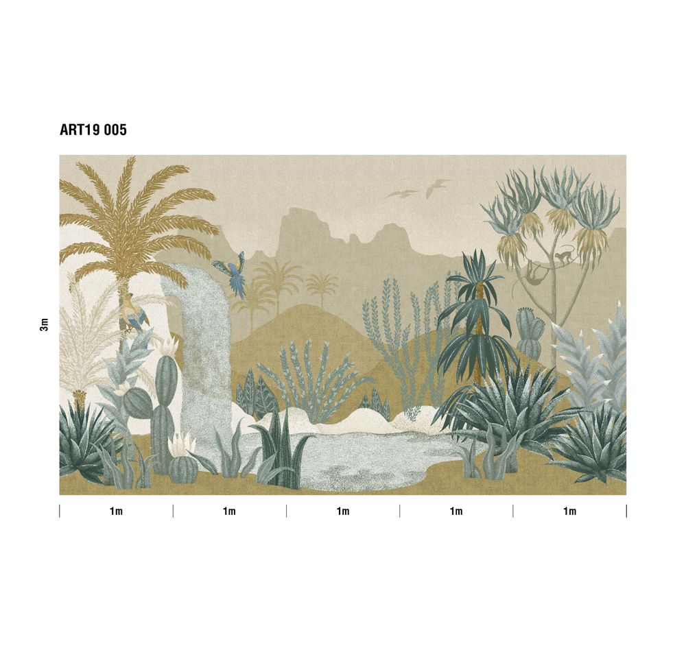 Пейзаж 2 Сады Клеопатры панно