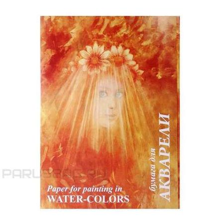 Папка для акварели А3, 10л, 200гр/м, Лилия Холдинг Флора