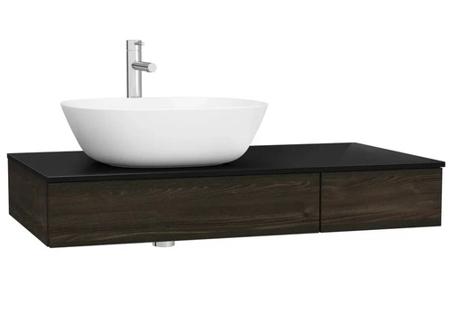 Тумба с раковиной VitrA Origin 90 см L 65674, темный вяз