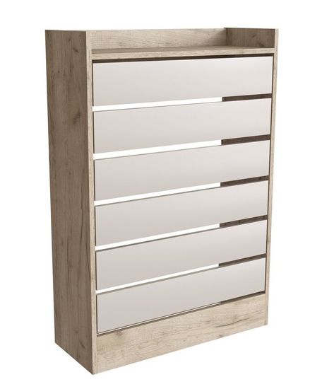 Обувница ЯМАЙКА Япт-2 дуб крафт серый / кашемир