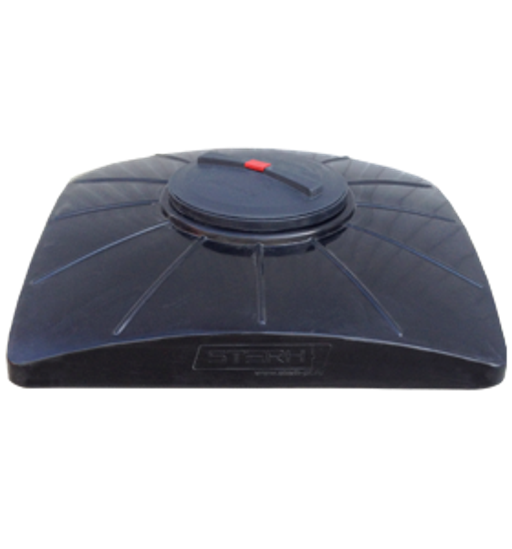 Бак для душа пластиковый плоский STERH 200 л. емкости для душа (95x98x27см;черный) - арт.555116