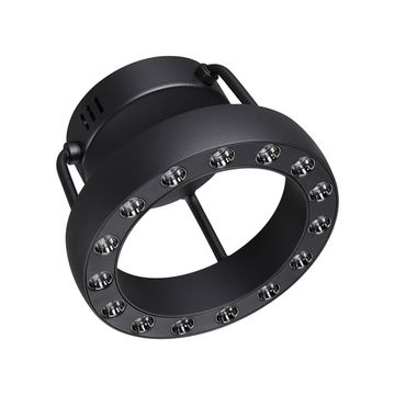 Накладной светодиодный светильник 12W вниз + 5W вверх 3000К 359398 чёрный Turn Novotech