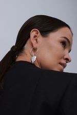 Колье-сердце Любимая на цепочке с лентой