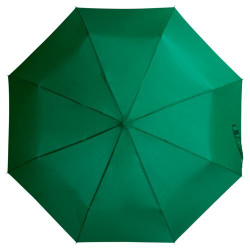 Зонт зелёный складной с нанесением логотипа