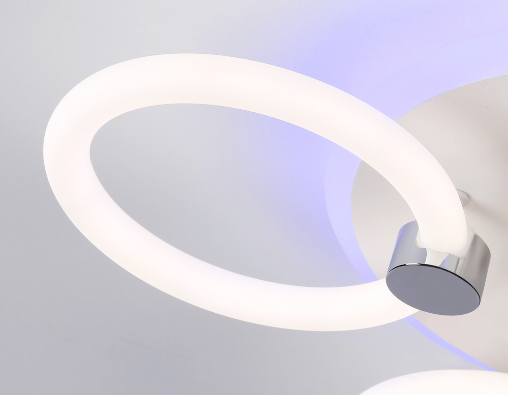 Светильник светодиодный потолочный FA3838/3 WH белый 42W 3000K-6400K+RGB D458*80 (ПДУ РАДИО 2.4G)