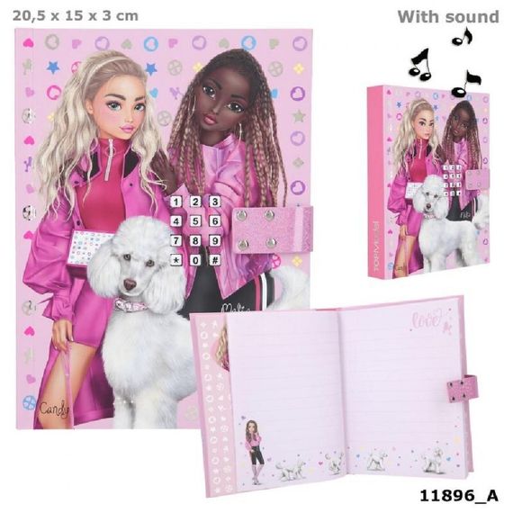 TOPModel Diary With Code And Sound BLING BLING